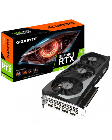 Видеокарта Gigabyte RTX3070 GAMING OC 8GB GDDR6 256bit 2xHDMI 2xDP LHR 10 (309404) 