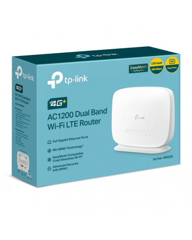 Маршрутизатор TP-LINK Archer MR505 AC1200 Двухдиапазонный гигабитный Wi-Fi роутер с поддержкой 4G+ Cat6 