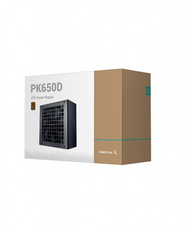 Блок питания Deepcool PK650D (ATX 2.4, 650W, PWM 120mm fan, Active PFC+DC to DC, 80+ BRONZE) RET