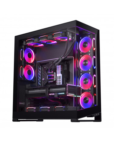 Корпус PHANTEKS NV7 Black, Digtial RGB Lighting, без БП, боковое окно Tempered Glass, Full-Tower / PH-NV723TG_DBK01_RU