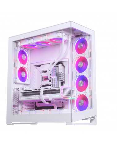 Корпус PHANTEKS NV7 White, Digtial RGB Lighting, без БП, боковое окно Tempered Glass, Full-Tower / PH-NV723TG_DMW01_RU