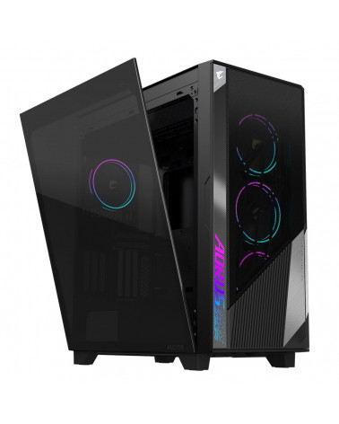 Корпус Gigabyte AORUS C500G ST MidTower, E-ATX, USB-C x1, USB 3.0 x2, Audio I/O, Black,TG 