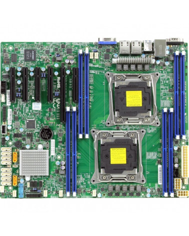 Материнская плата SuperMicro Материнская плата SuperMicro MBD-X10DRL-I-B, OEM ATX 8x 288-pin DDR4 DIMM slots LGA 2011 10x SATA3 