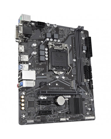 Материнская плата Gigabyte H410M S2H V2, Socket 1200, Intel®H470, 2xDDR4-2666, D-SUB+DVI-D+HDMI, 1xPCI-Ex16, 2xPCI-Ex1, 4xSATA3,