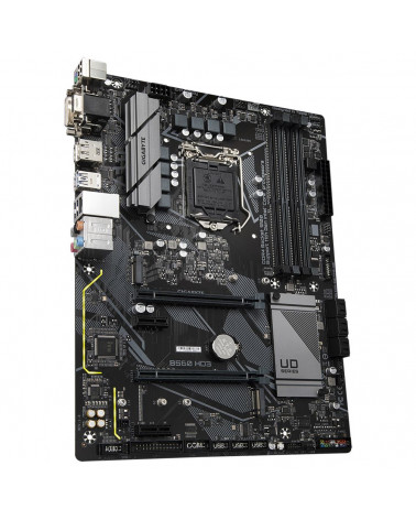 Материнская плата Gigabyte B560 HD3, Socket 1200, Intel®B560, 4xDDR4-3200, D-SUB+DVI-D+HDMI+DP, 2xPCI-Ex16, 2xPCI-Ex1, 6xSATA3, 