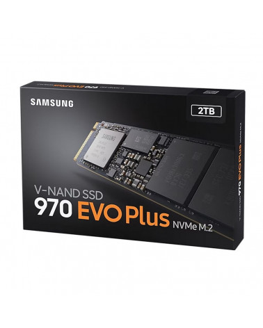 Твердотельный накопитель SSD Samsung 970 EVO Plus 2TB M.2 2280 PCIe 3.0 x4, 3D TLC, 3500/3300 