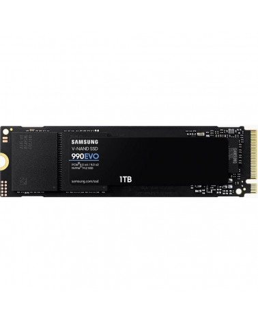 Твердотельный накопитель SSD Samsung M.2 2280 1TB 990 EVO NVMe 2.0, PCIe 4.0 x4, V-NAND TLC, R/W 5000/4200MB/s, IOPs 680 000/800