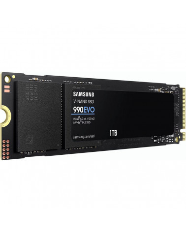 Твердотельный накопитель SSD Samsung M.2 2280 1TB 990 EVO NVMe 2.0, PCIe 4.0 x4, V-NAND TLC, R/W 5000/4200MB/s, IOPs 680 000/800