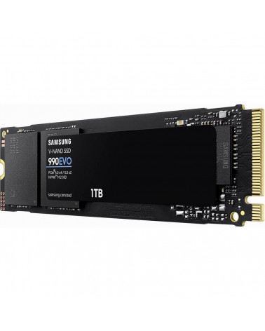 Твердотельный накопитель SSD Samsung M.2 2280 1TB 990 EVO NVMe 2.0, PCIe 4.0 x4, V-NAND TLC, R/W 5000/4200MB/s, IOPs 680 000/800