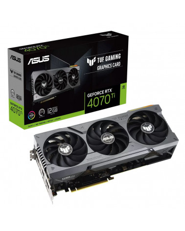 Видеокарта ASUS TUF-RTX4070TI-12G-GAMING /RTX4070TI,HDMI*2,DP*3,12G,D6X /RTX4070TI,HDMI*2,DP*3,12G,D6X