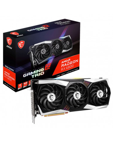 Видеокарта MSI RX6800 GAMING Z TRIO 16GB GDDR6 256-bit HDMI DPx3 GDDR6 256-bit HDMI DPx3 (957841) 