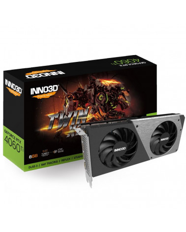 Видеокарта INNO3D RTX4060Ti 8GB TWIN X2 GDDR6 128-bit DPx3 HDMI 2FAN RTL 