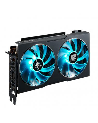 Видеокарта PowerColor RX7600 Hellhound 8GB GDDR6 128-bit DPx3 HDMI 2FAN RTL 