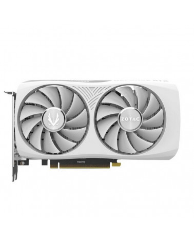 Видеокарта Zotac RTX4060 8GB TWIN EDGE OC WHITE ED GDDR6 128bit  3xDP HDMI 2FAN Lite Pack 