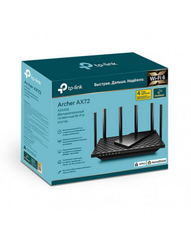 Маршрутизатор TP-LINK Archer AX72 AX5400 Двухдиапазонный гигабитный Wi-Fi 6 роутер 