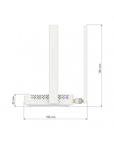 Маршрутизатор Keenetic Explorer 4G (KN-4910) Интернет-центр с модемом 4G, Mesh Wi-Fi 5 AC1200 и 4-портовым Smart-коммутатором 