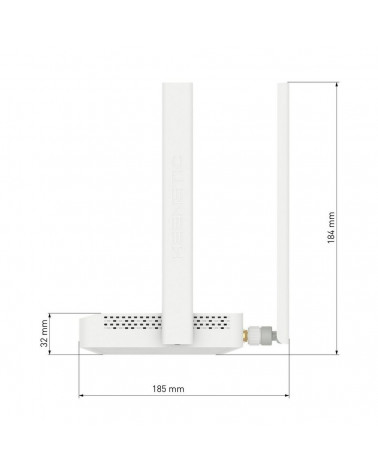 Маршрутизатор Keenetic Explorer 4G (KN-4910) Интернет-центр с модемом 4G, Mesh Wi-Fi 5 AC1200 и 4-портовым Smart-коммутатором 