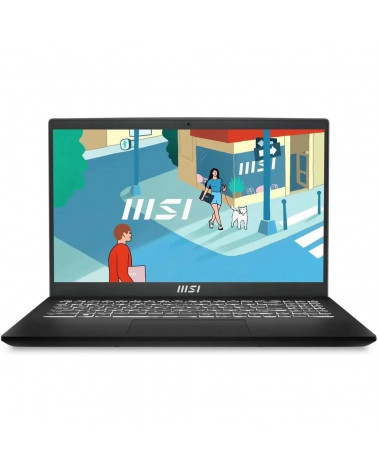 Ноутбук MSI Modern 15 H B13M-021US Core i7 13620H/32Gb/SSD1Tb/15.6"/IPS/FHD/W11HML/black (9S7-15H411-021)