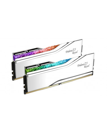 Модуль памяти DDR5 G.SKILL TRIDENT Z5 ROYAL RGB 64GB (2x32GB) 6400MHz CL32 (32-39-39-102) 1.4V / F5-6400J3239G32GX2-TR5S