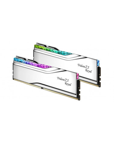 Модуль памяти DDR5 G.SKILL TRIDENT Z5 ROYAL RGB 64GB (2x32GB) 6400MHz CL32 (32-39-39-102) 1.4V / F5-6400J3239G32GX2-TR5S