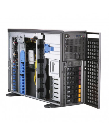 Сервер SuperMicro SYS-740GP-TNRT 4GPU SPEC : 2x Intel 4310,2 x SK 32G 3200MHz,1x Micron 480G SSD (424016) 