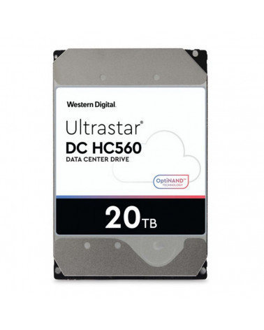 Жесткий диск серверный Western Digital Ultrastar DC HC560 20TB 3.5" WUH722020BL5204 SAS 12Gb/s, 7200rpm, 512MB, 0F38652, 512e/4K