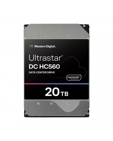 Жесткий диск серверный Western Digital 3.5" 20TB WD Ultrastar DC HC560 WUH722020BLE6L4 SATA 6Gb/s, 512 Mb, 7200 rpm 0F38785