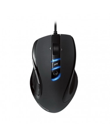 Мышь Gigabyte GM-M6980X GM-M6980X V11 /USB MICE/LASER/BLK, игровая, проводная (USB, 1.8м), 5600dpi 