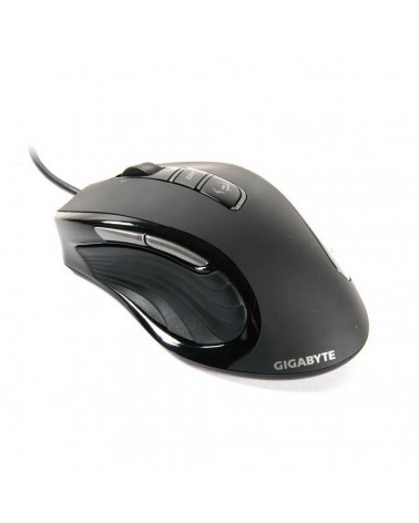 Мышь Gigabyte GM-M6980X GM-M6980X V11 /USB MICE/LASER/BLK, игровая, проводная (USB, 1.8м), 5600dpi 