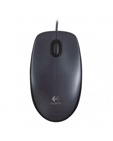 Мышь Logitech M90 Black (910-001793) черная, оптическая, 1000dpi, USB, 1.8м черная, оптическая, 1000dpi, USB, 1.8м 