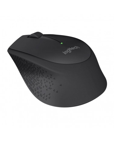 Мышь беспроводная Logitech M280 Black черная, оптическая, 1000dpi, 2.4GHz,USB-ресивер, бесшумная 