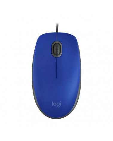 Мышь Logitech M110 Silent Blue синяя, оптическая, бесшумная, 1000dpi, USB 1.8м 10 (080508) 