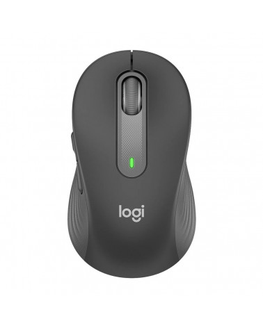 Мышь беспроводная Logitech M650 Signature Graphite темно-серая, 400-4000 dpi, Bluetooth + 2.4G, 5 кнопок, АА-батарейка, полнораз