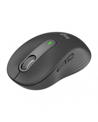 Мышь беспроводная Logitech M650 Signature Graphite темно-серая, 400-4000 dpi, Bluetooth + 2.4G, 5 кнопок, АА-батарейка, полнораз