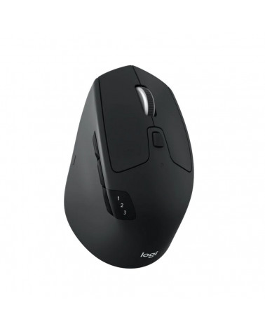 Мышь беспроводная Logitech M720 Triathlon черная, оптическая, 1000dpi, Bluetooth + 2.4GHz, USB-ресивер (Logitech Unifying®), 8 к