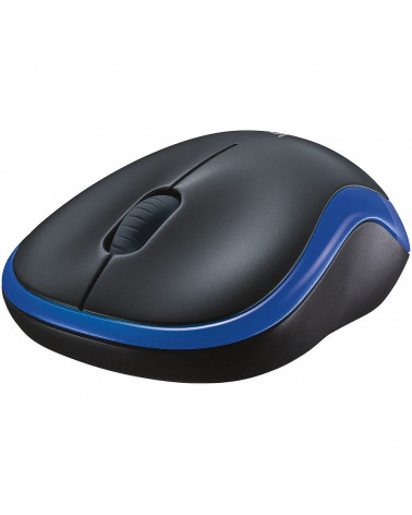 Мышь беспроводная Logitech M185 Blue синяя, оптическая, 1000dpi, 2.4GHz, USB-ресивер Logitech Unifying®, 10 (028852) 