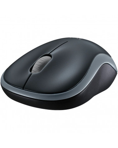 Мышь беспроводная Logitech M185 Grey серая, оптическая, 1000dpi, 2.4GHz, |910-002238| USB-ресивер Logitech Unifying® 10 (272815)