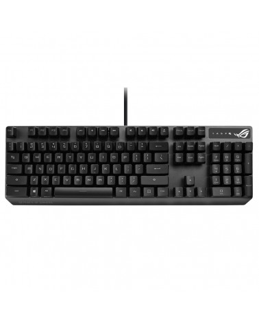 Клавиатура ASUS XA05 ROG Strix Scope RX Keyboard Wired (USB) ROG RX RED Optical-Mech 440x137x39mm (812870) (90MP0240-BKRA00)