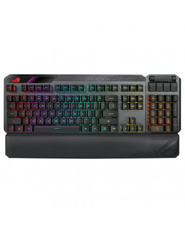 Клавиатура ASUS ROG Claymore II Keyboard Wireless (2.4G/USB) ROG RX RED Optical-Mech 462x155x39mm 1156g (047209) (90MP01W0-BKRA0