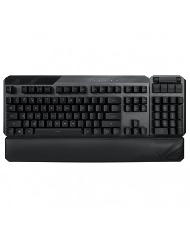 Клавиатура ASUS ROG Claymore II Keyboard Wireless (2.4G/USB) ROG RX RED Optical-Mech 462x155x39mm 1156g (047209) (90MP01W0-BKRA0