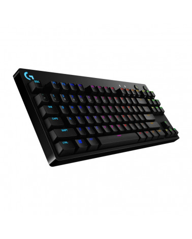 Клавиатура игровая Logitech G PRO TKL Black |920-009393| 89 клавиш (2 дополнительных), без цифрового блока, RGB-подсветка, съемн