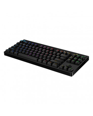 Клавиатура игровая Logitech G PRO TKL Black |920-009393| 89 клавиш (2 дополнительных), без цифрового блока, RGB-подсветка, съемн