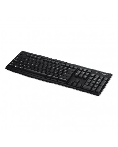 Клавиатура беспроводная Logitech K270 |920-003058| приемник Unifying, 2 батарейки AAA, RTL