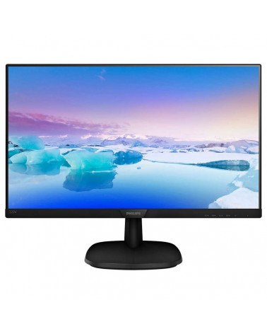 Монитор Philips 23.8" 243V7QDAB (00/01) Black (IPS, 1920x1080, D-sub+DVI+HDMI, 4 ms, 178°/178°, 250 cd/m, 10M:1, MM), (742393) (