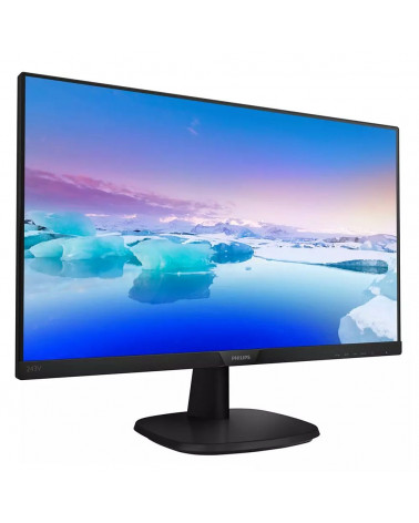 Монитор Philips 23.8" 243V7QJABF (00/01) Black (IPS, 1920x1080, D-sub+HDMI+DP, 5 ms, 178°/178°, 250 cd/m, 200M:1, MM) (746032)/(