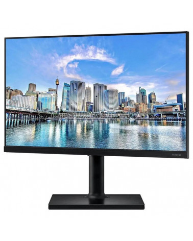 Монитор Samsung 23.8» SAMSUNG F24T450FQI Black (IPS, 1920x1080, HDMI+DP, 5 ms, 178°/178°, 250 cd/m, 1000:1, Pivot) (675454) 