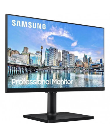 Монитор Samsung 23.8» SAMSUNG F24T450FQI Black (IPS, 1920x1080, HDMI+DP, 5 ms, 178°/178°, 250 cd/m, 1000:1, Pivot) (675454) 