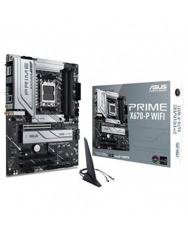 Материнская плата ASUS PRIME X670-P WIFI /AM5,X670,USB 3.2 GEN 2X2,WIFI,AURA,MB (90MB1BV0-M0EAY0) /AM5,X670,USB 3.2 GEN 2X2,WIFI