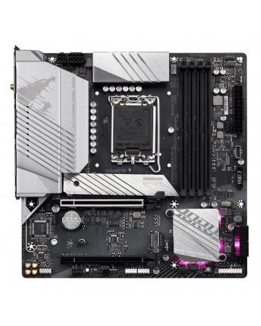 Материнская плата Gigabyte B760M AORUS ELITE AX, Socket 1700, Intel®B760, 4xDDR4-3200, HDMI+DP, 1xPCI-Ex16, 1xPCI-Ex1, 4xSATA3(R