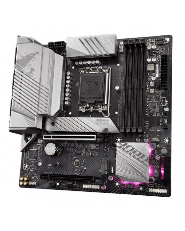 Материнская плата Gigabyte B760M AORUS ELITE AX, Socket 1700, Intel®B760, 4xDDR4-3200, HDMI+DP, 1xPCI-Ex16, 1xPCI-Ex1, 4xSATA3(R